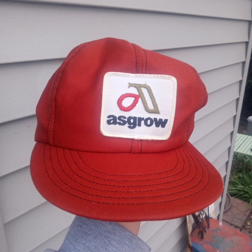 Antique Vintage Asgrow Logo Cap